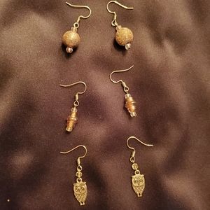 3/10 Handmade Earrings Trio